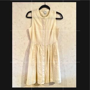J.Crew Women’s Light Yellow Summer Dress